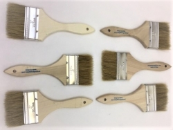 Six Pack (6) 3" Chip Brushes - USPS Priority Shipping Included!