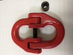 3/8 inch Grade 80 Alloy Coupler Red