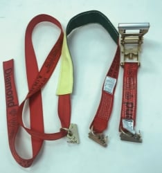 E-Track (Vertical) Ratchet DW Strap- Flat Top Idler- Low Pro Grip Sleeve