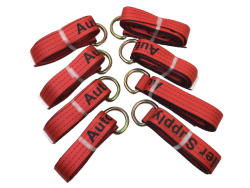 8 pack of TECNIC RED wheel lift strap with D Ring-- USPS Shipping Included