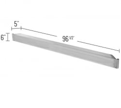 6 inch H x 5 inch W Spacer for Drop Deck Trailer Load Leveler