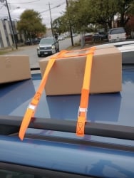 SOOBY SUV Universal Luggage Rack Tie-Down System - USPS Priority Shipping Included!