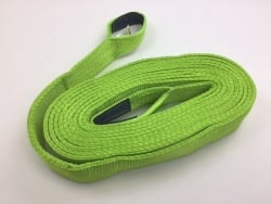3" x30ft Recovery Strap, 36000lbs Capacity, DoublePly,  HI-Viz Green