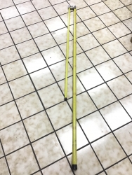 Yellow Trucker's Height Stick 15 ft  Old Yeller