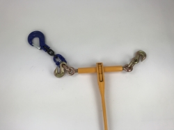 5/16-3/8  7,100 lb WLL HYBRID ratchet binder with safety latch hook