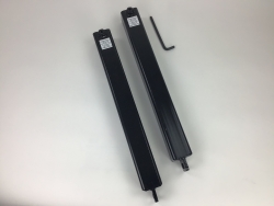 Tow L-Arm <b>Wear Sleeve (Pair)</b> for self-loader- 22 inch- w Tab- Black
