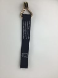 Double Wire Hook Front Strap for Fully Adjustable Tow Dolly Diamond Weave Strap