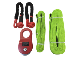 Super Tree-Saver Offroad Snatch Block and Recovery Strap Kit- Free Shipping!