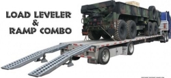 16 ft Long 23,000 Pound Aluminum Ramp Loading System - Aluminum Skid Seats