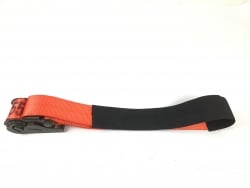 3" x 6' Short Handle Ratchet Underlift Strap W/ Cordura Sleeve