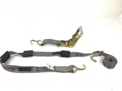 Ratchet wheel strap to fit old Miller and Sun Country deck patterns- Grey