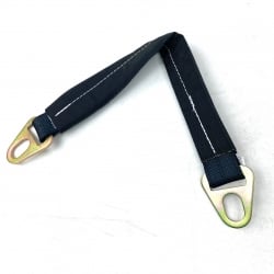 21 Inch- HD- Double Ply-Axle Strap- Black Diamond Weave and Sleeve