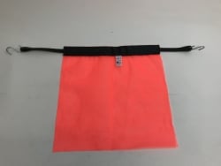 Safety Flag-With Bungee Cord and Hooks- Made in TX