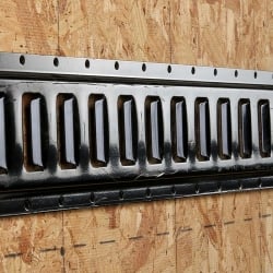 10 ft Black Painted- Horizontal E-Track