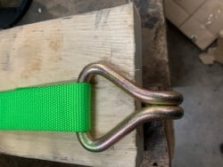 1.5 X 10 foot strap with 6K Wire Hook