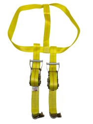 Professional Grade Car and Trailer Wheel Bonnet Strap for 13-17 inch wheels for E Track