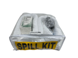 Spill Kit, Portable, Oil Only with shaker carton of Supersorbent