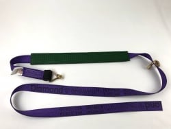 PURPLE Diamond Weave 14 ft Low Profile Wheel Strap with Wire Hooks