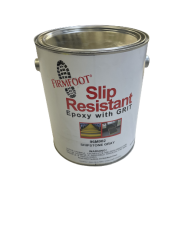 One Gallon of Firmfoot Shipstone Gray Non-Skid Epoxy Paint w/ True American Grit