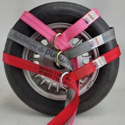 DIAMOND WEAVE Lasso Strap with Steel D-Ring - Length and Color Options