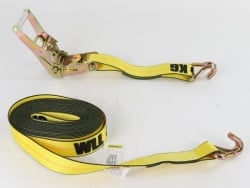 2"x27' Cargo Ratchet Assembly w/ Wire Hooks 3,333 lb working load limit