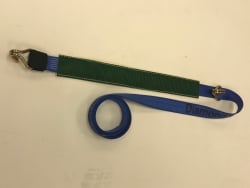 BLUE Diamond Weave 14 ft Low Profile Wheel Strap with Wire Hooks