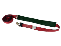 TECNIC 14ft Wheel Strap w DJ Wire Hook and 2ft Low Profile Sleeve