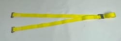 2"x12' Cam Buckle Cargo Strap Assembly w/ Spring Ends