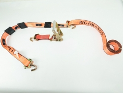 12 FT Frankenstein Ratchet Strap Big Orange 12' Swivel J Wheel Strap  HD Tecnic Ratchet