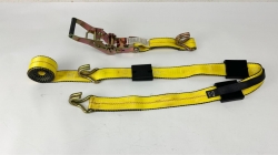 10' Auto Tiedown Ratchet Strap w/ Rubber Cleats
