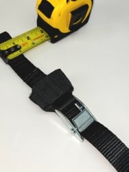 Ramp Handle Strap for flip up ramps on 2 car delivery trucks.