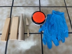Wood Plugs with Plug Pattie Mix temporary repair kit- Used to seal fuel leaks.