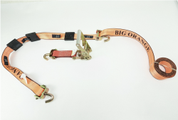 14 FT Frankenstein Ratchet Strap Big Orange 14' Swivel J Wheel Strap HD Tecnic Ratchet
