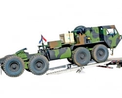 16 ft Long 23,000 Pound Aluminum Ramp Loading System - Skid Seats & Hangers