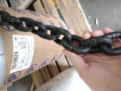 1/2" X 10 FT Grade 100 Peerless Cut Chain 15,000 lb WLL