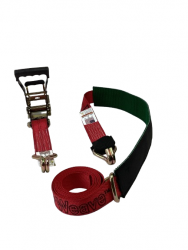 Wheel Strap- Low Pro Grip Sleeve- Diamond Weave-Wire Hook- <b>Mega Ratchet</b>