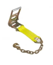 4" Professional Grade Ratchet Handle with 18" Chain and Grab Hook Tail