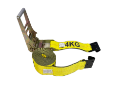 4" x 30'  Flat Hook Ratchet Strap -  5400 LBS WLL