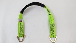36 inch Hi Viz  Diamond Weave Axle Strap with Steel Delta Ring Ends
