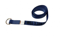 2" x 10 ' Navy Blue Lasso Strap with D Ring