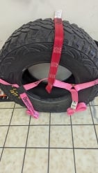 36 inch long top strap for wheel bonnet