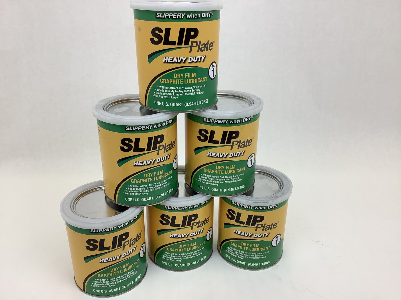 Dry Film Lube, SLIP Plate, 16 Oz, Net 12 oz