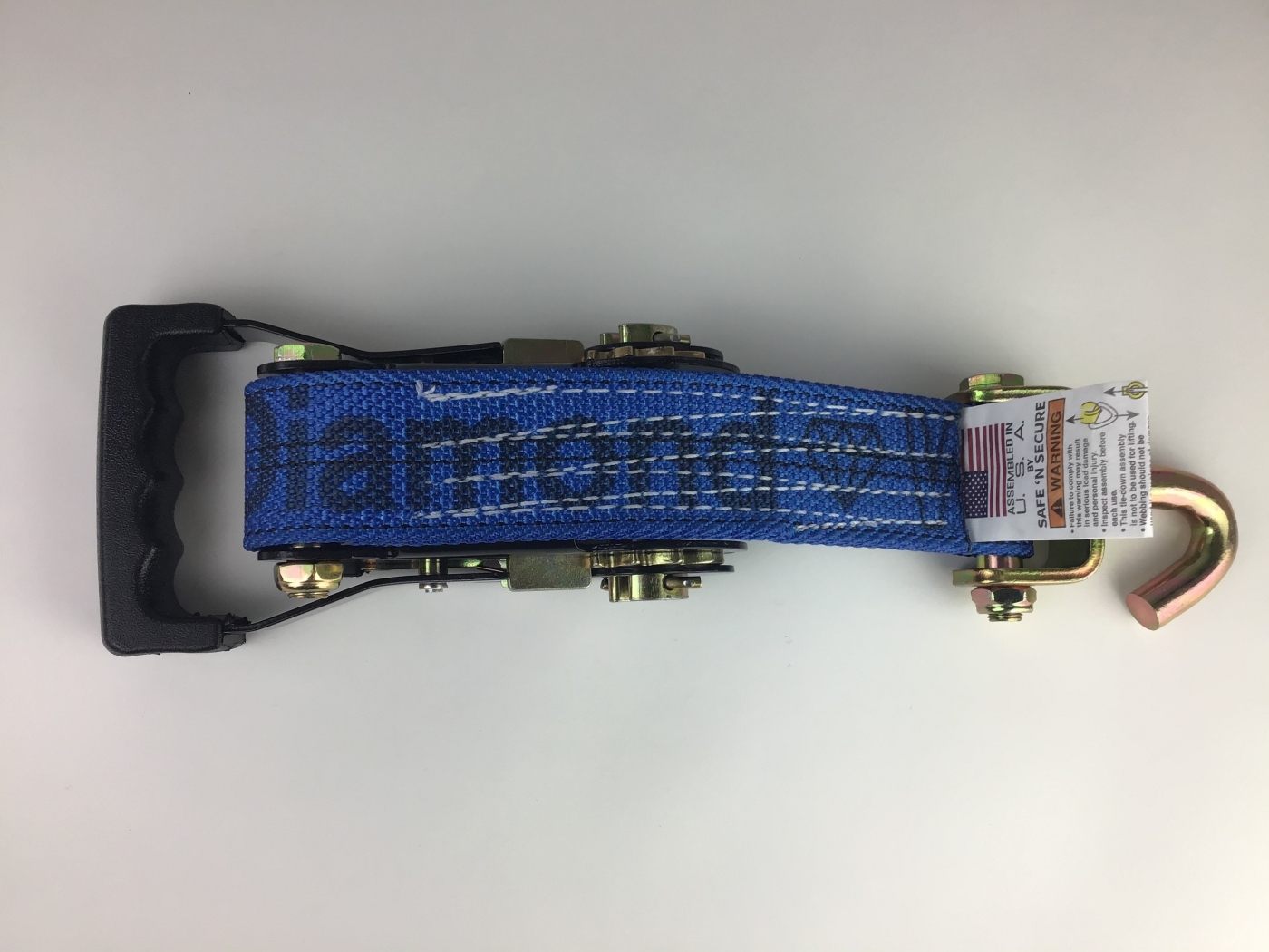 large_555415_mega_black_ratchet_handle_heavy_duty_swivel_J_hook_blue_Diamond_weave.jpeg